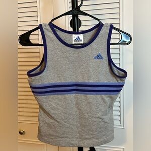 Vintage Women’s Adidas Cropped Tank Top Size Small
